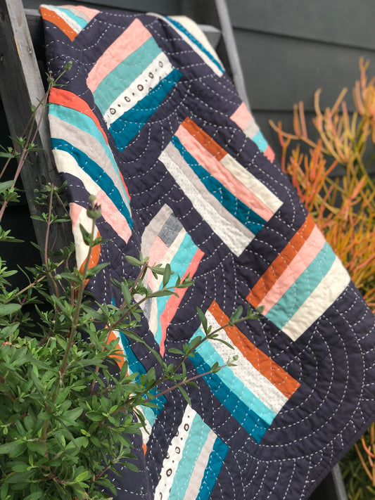 Guard Rails Quilt// Taking Creative Risks