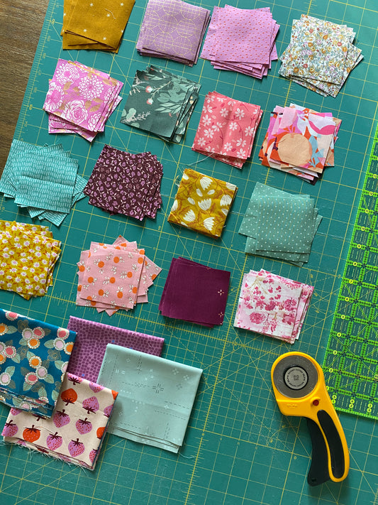 Harken Quilt Scrappy cuts from Fat 8s