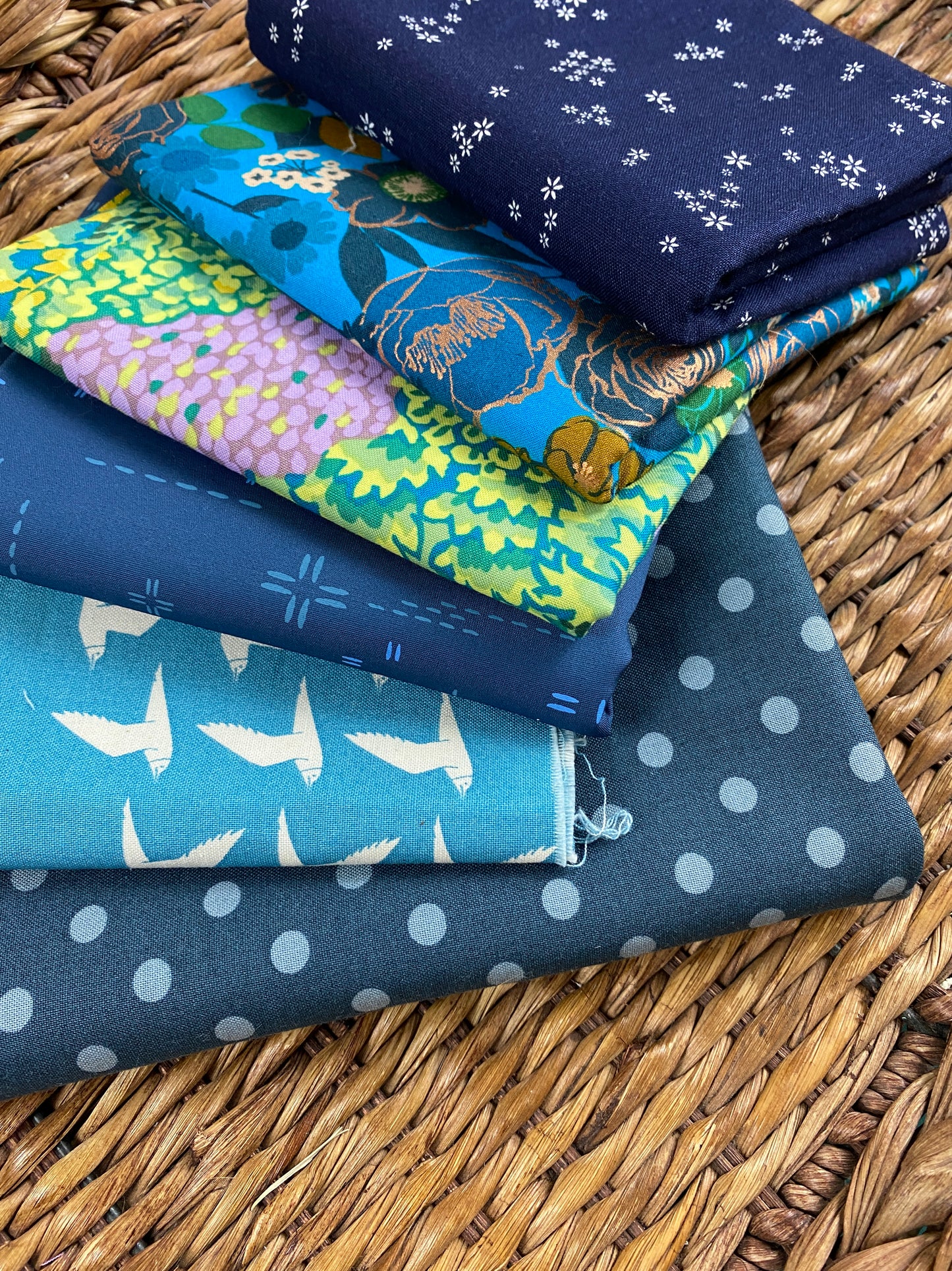 Fabric Bundle -Stash Builder Blue Prints