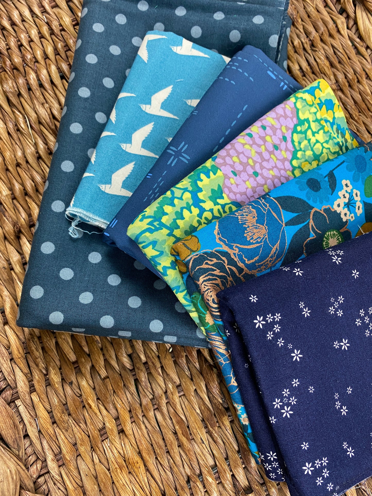 Fabric Bundle -Stash Builder Blue Prints