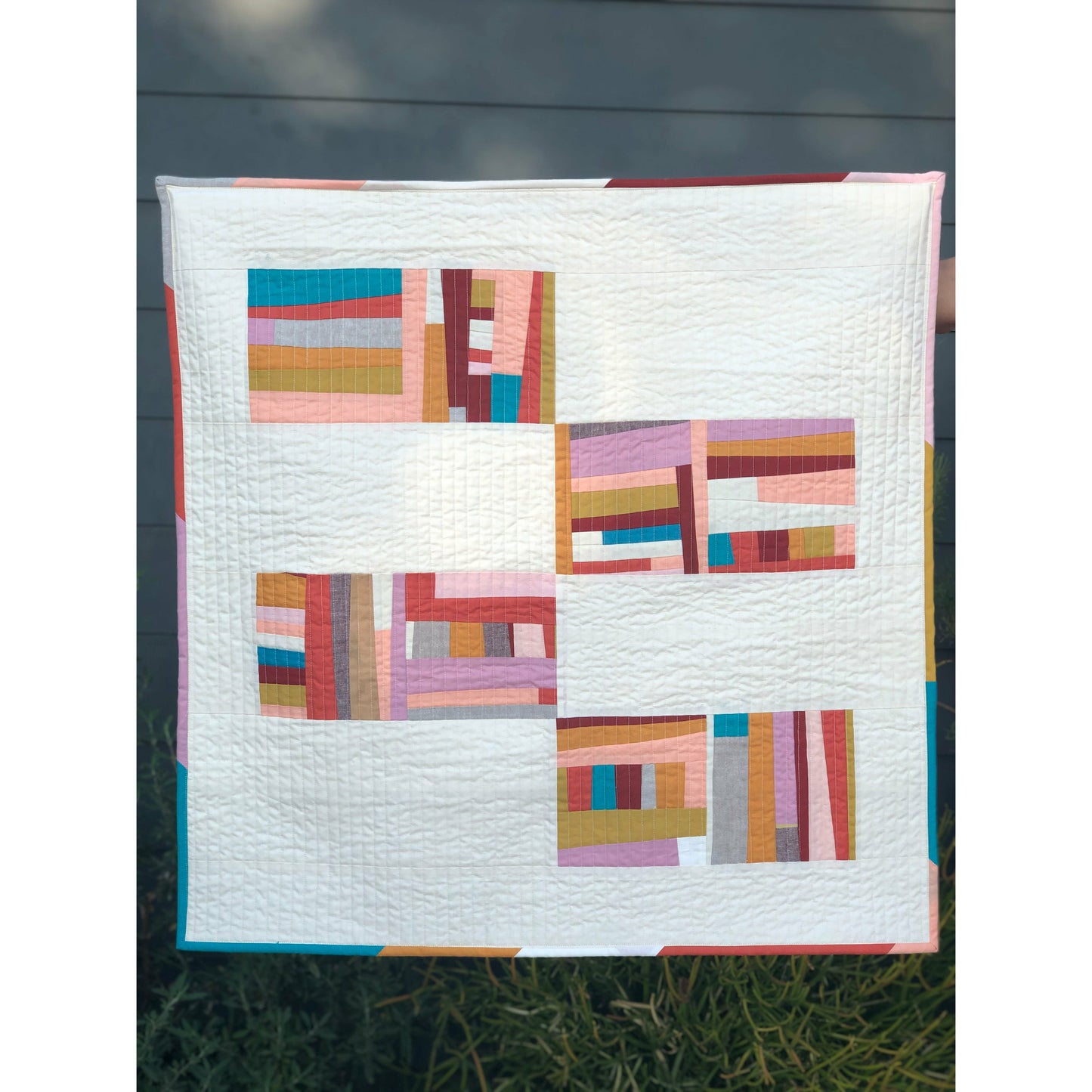 Blooming Poppies Framework Quilt