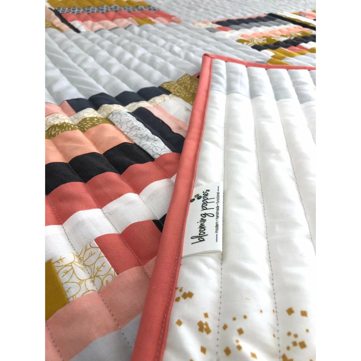 Blooming Poppies Framework Quilt