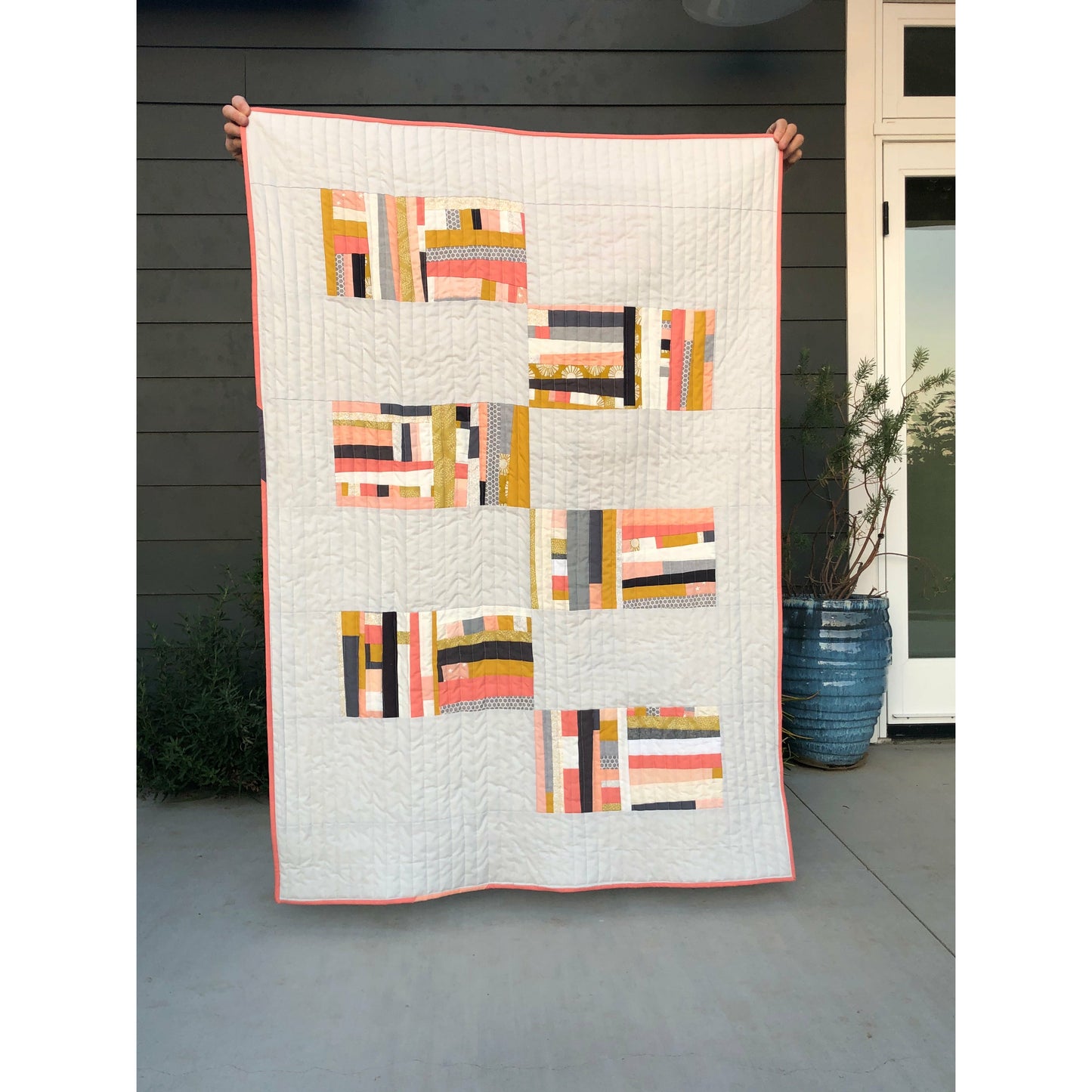Blooming Poppies Framework Quilt