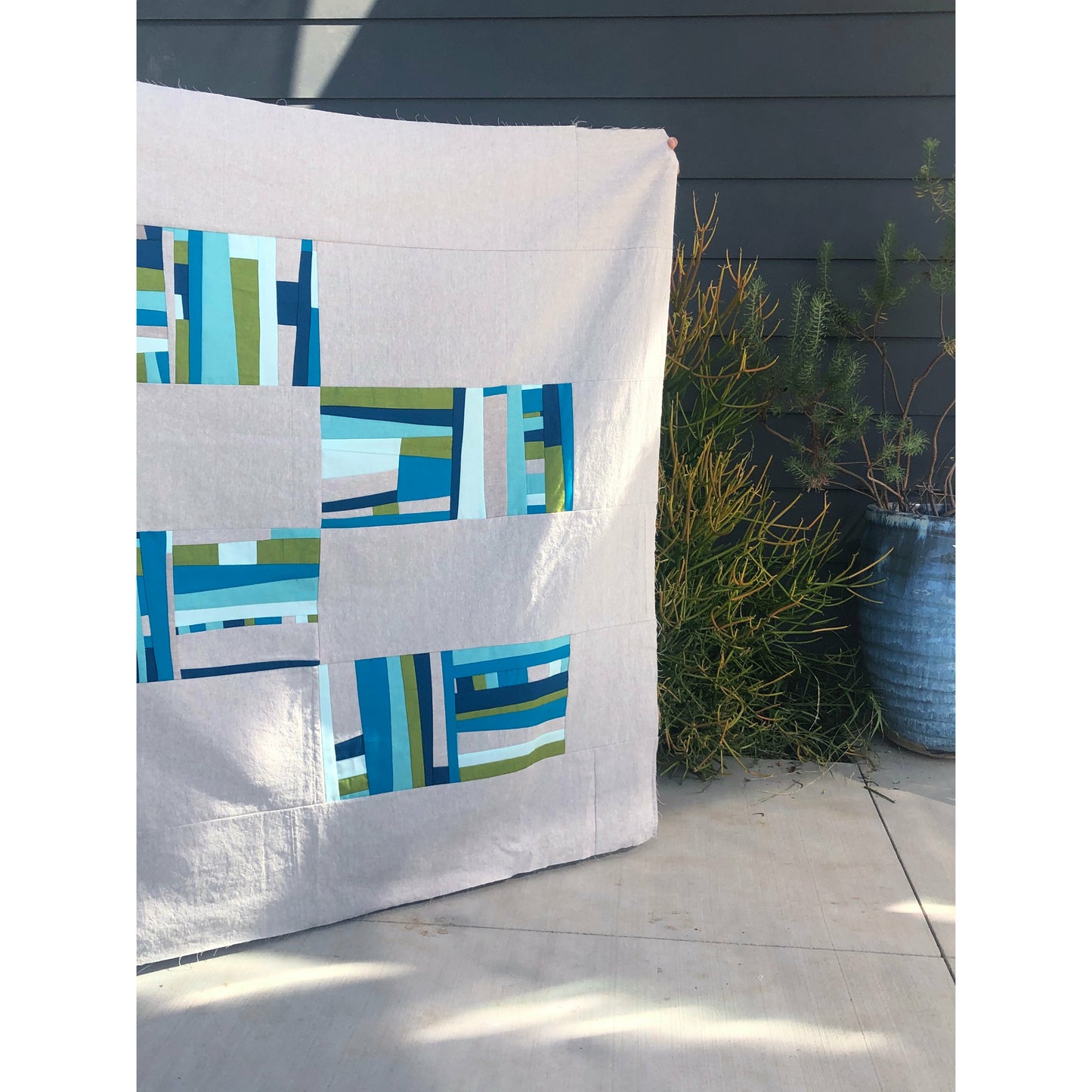 Blooming Poppies Framework Quilt