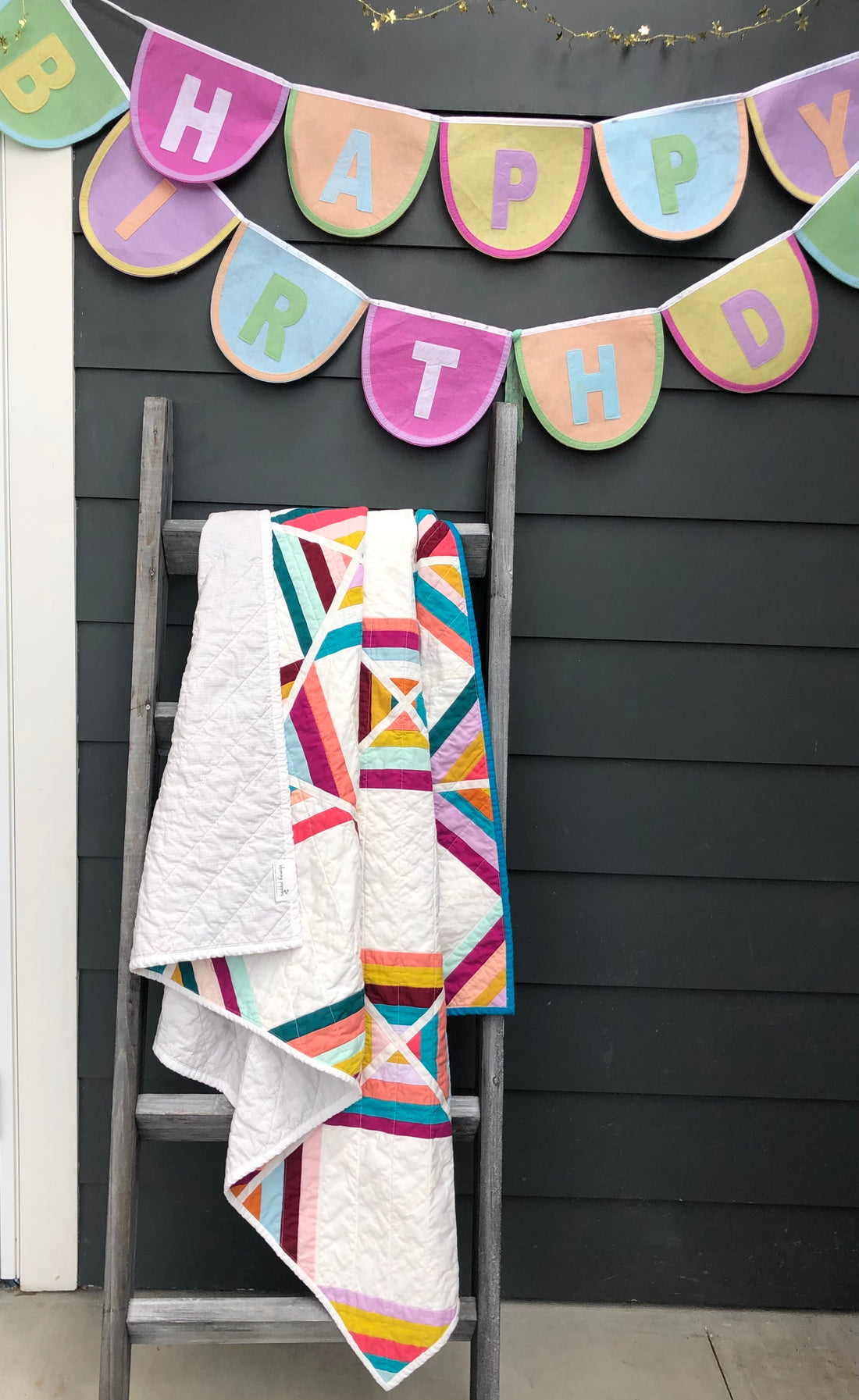 A Happy Modern Quilt