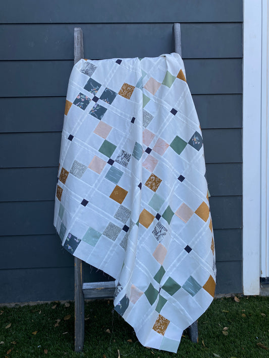 Scrappy Harken Quilt - Blooming Poppies Modern Quilts