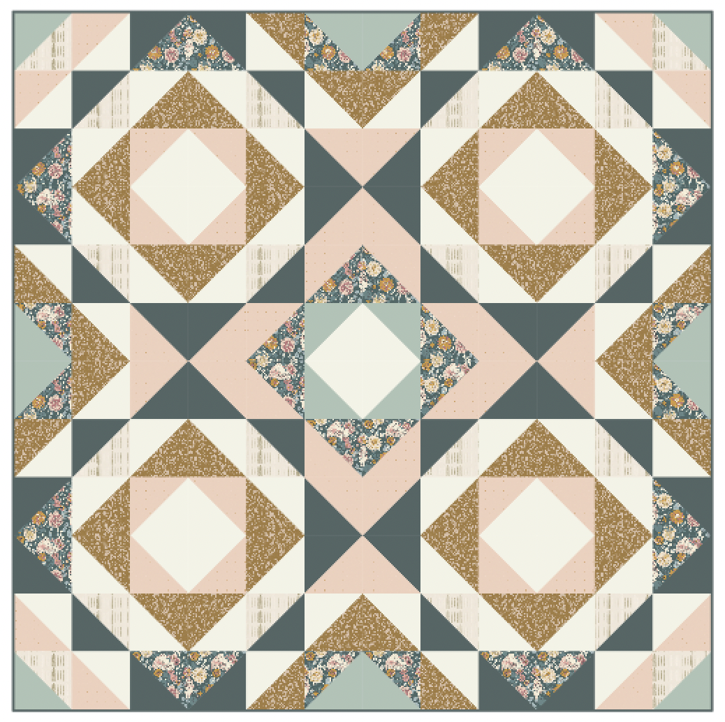 Road Trip Redux Quilt with Willow Fabric Line by Sharon Holland