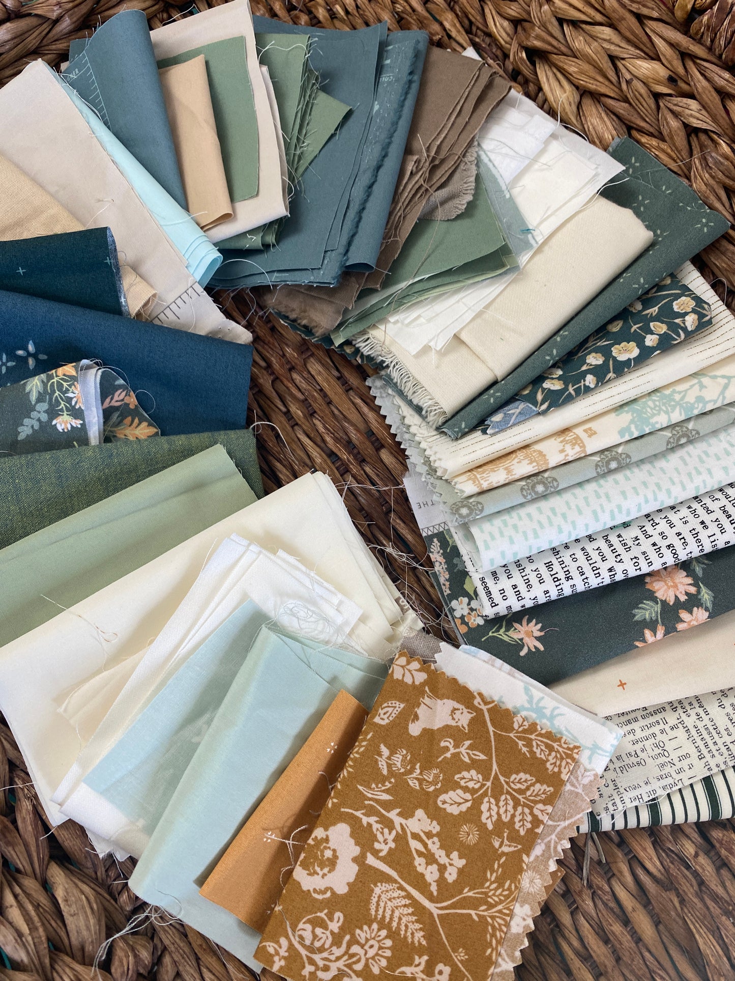 Small Curated Scrap Fabric Bundle
