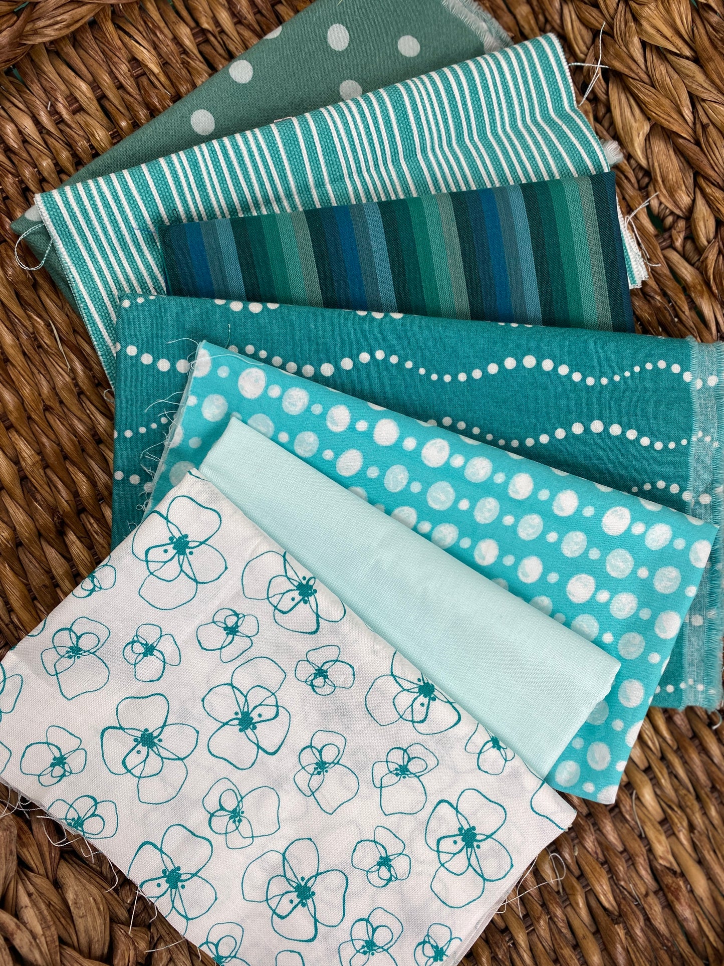 Fabric Bundle - Stash Builder Blue/Green