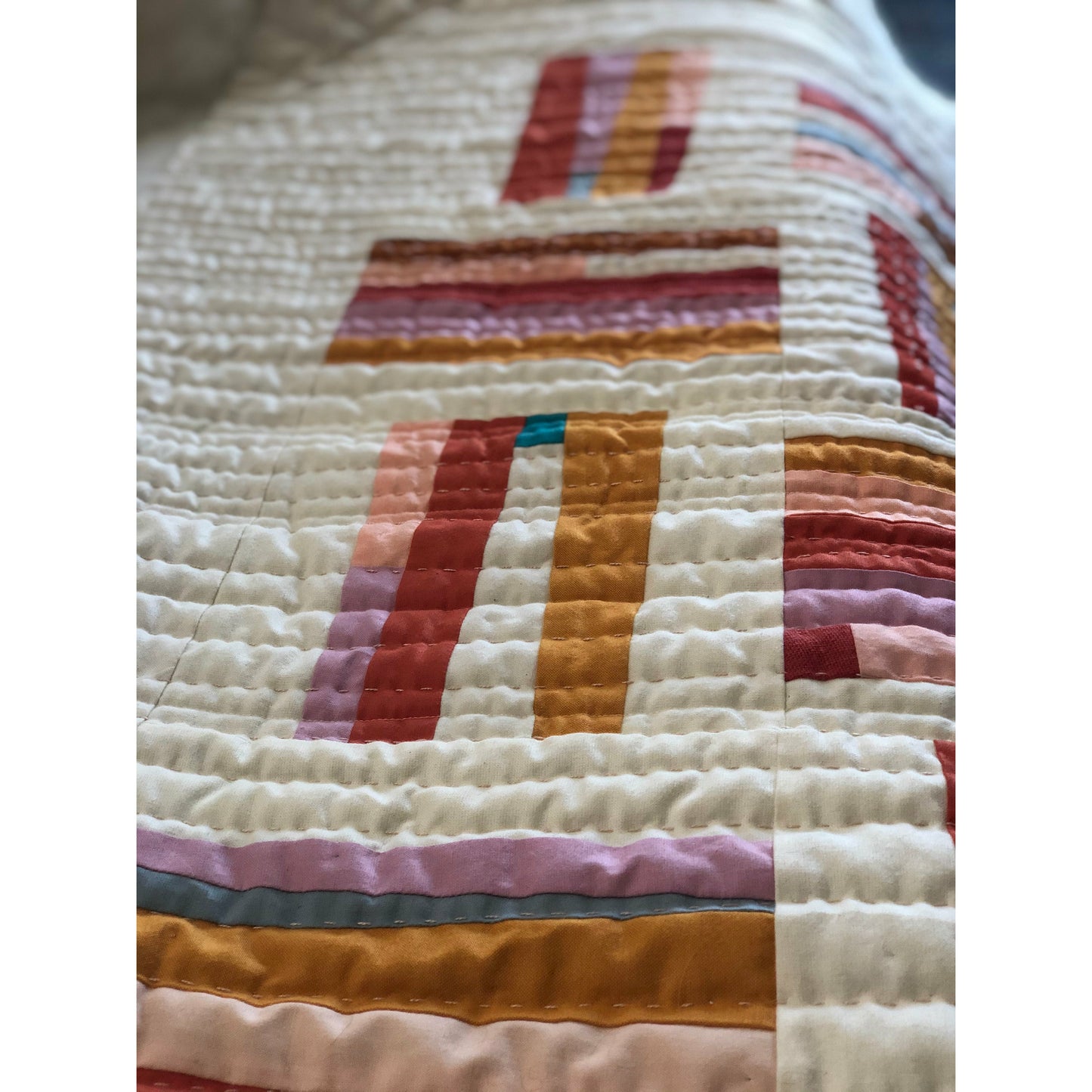 Hand Quilted Heirloom Quality Baby Quilt