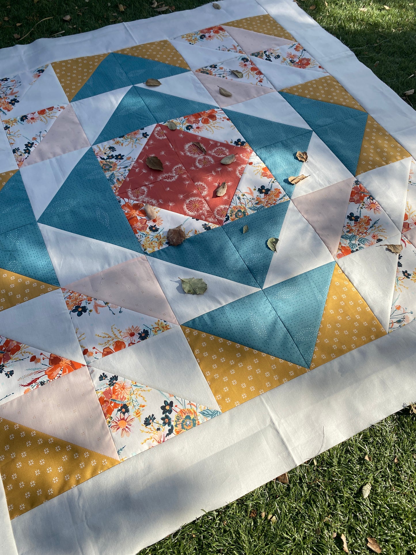 Road Trip Quilt Pattern - New and Improved with a BONUS throw pillow size!