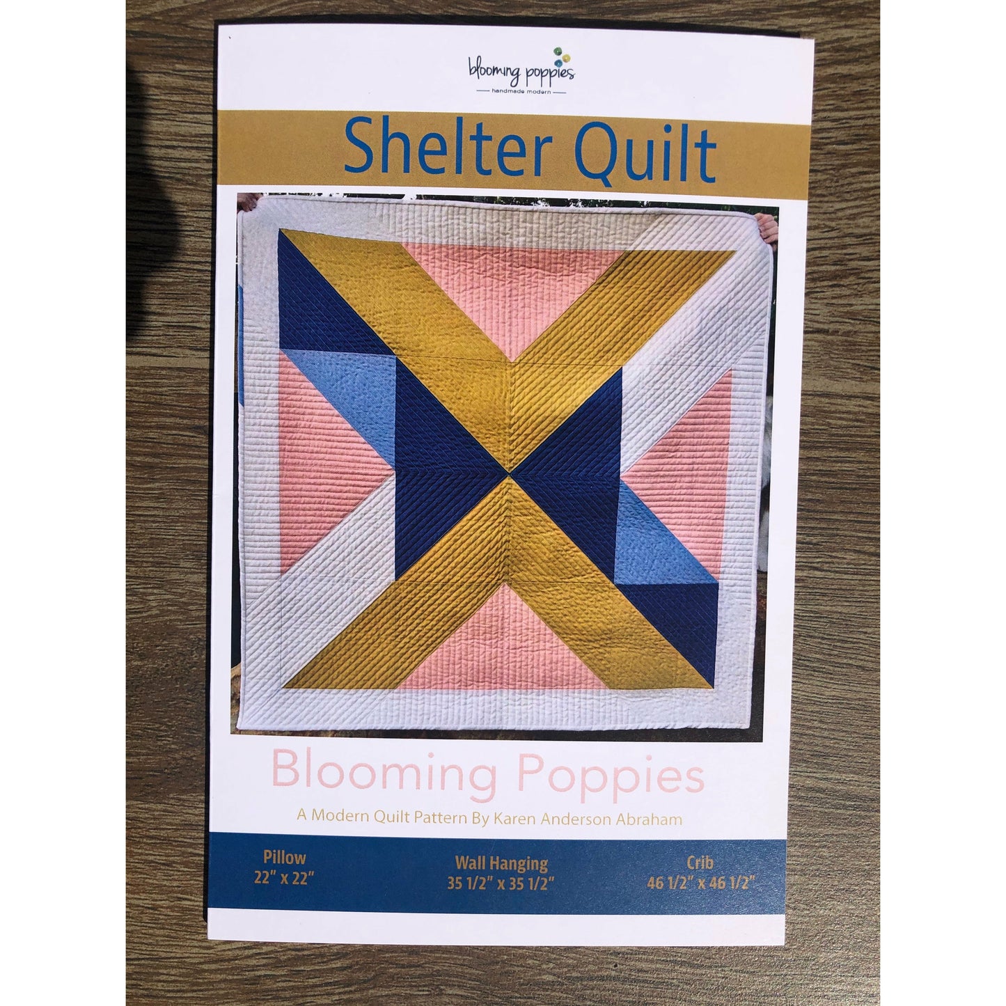 Shelter Quilt Paper Pattern Booklets