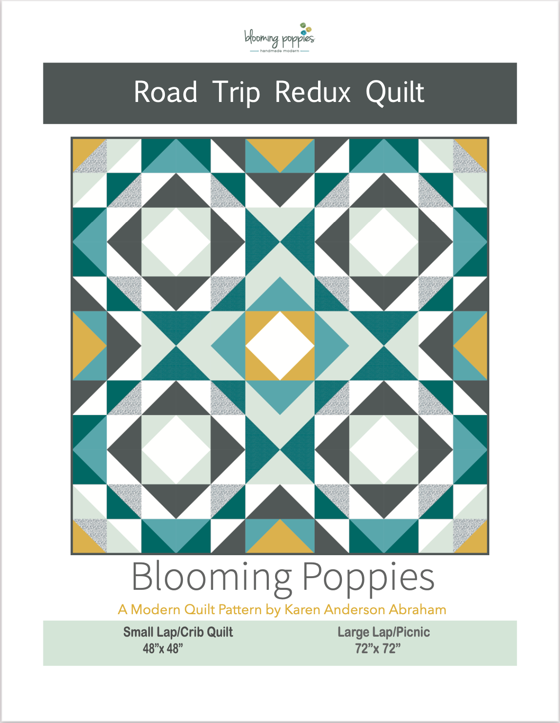 Road Trip Redux Quilt Pattern Booklet
