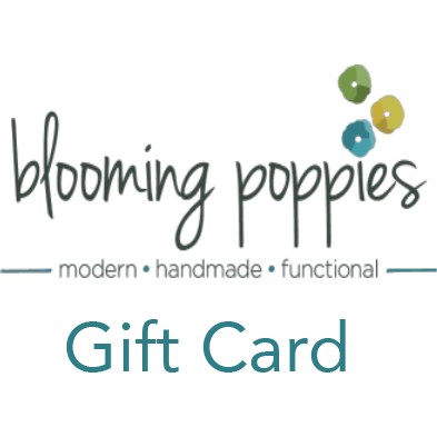 Blooming Poppies Modern Quilts- Gift Card