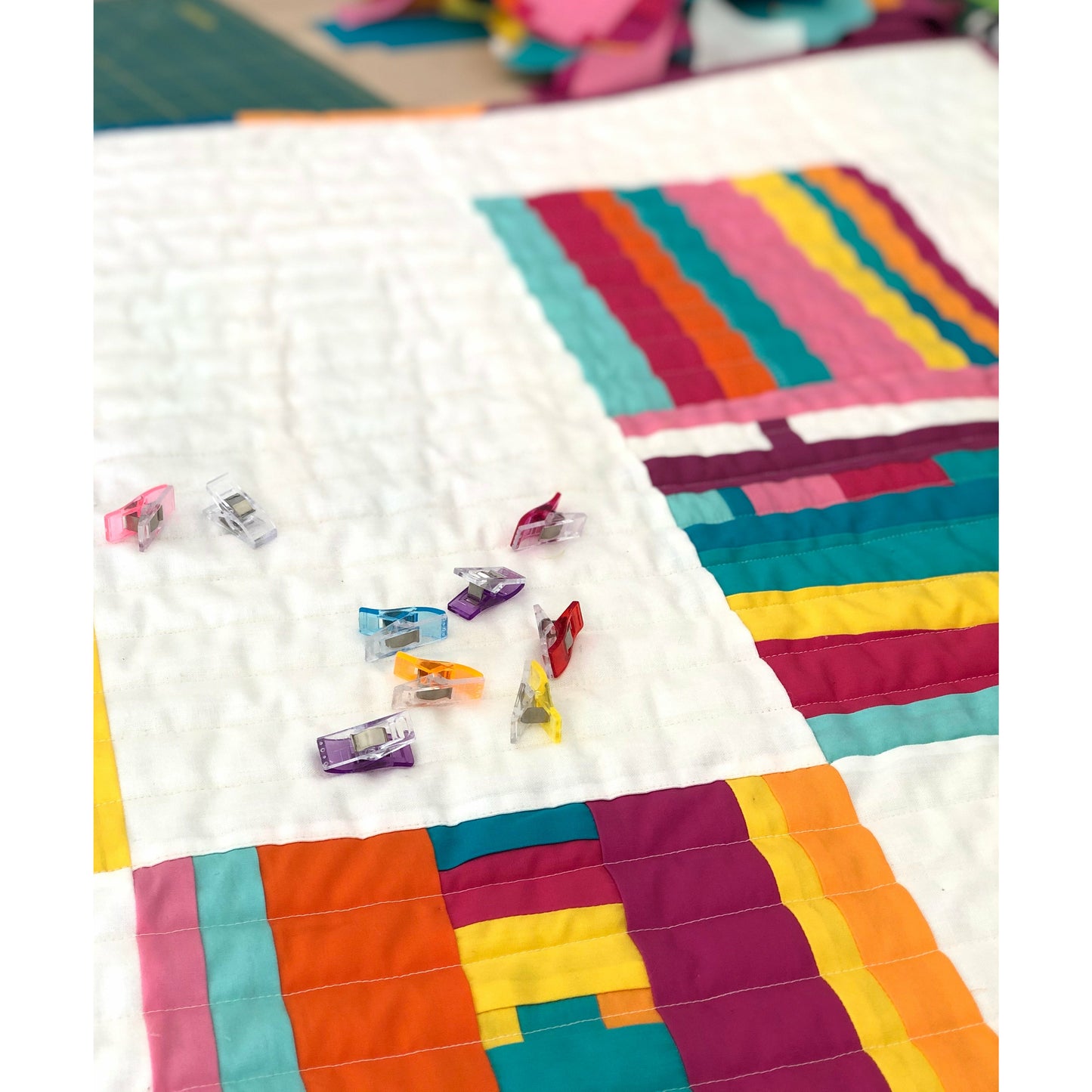 Blooming Poppies Framework Quilt