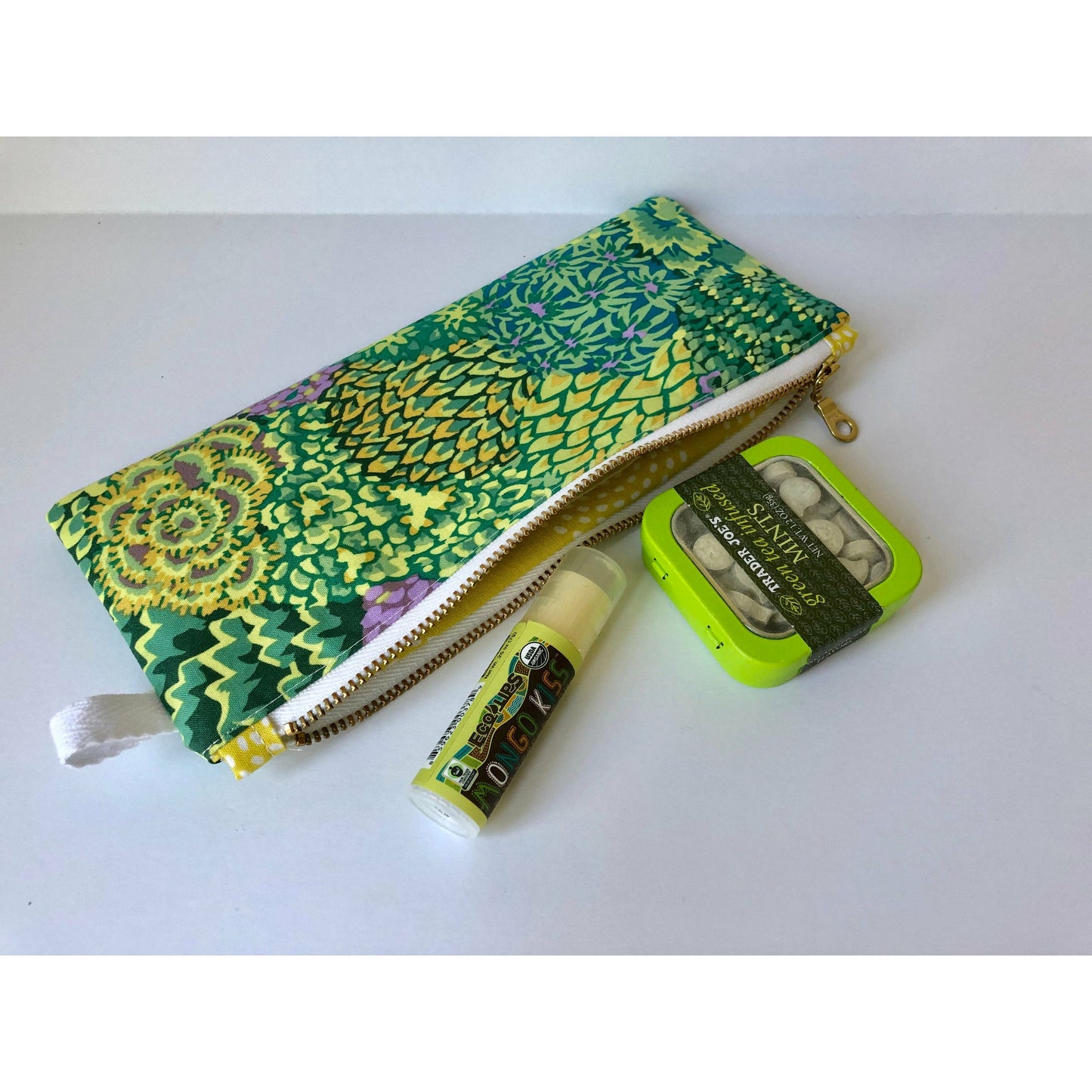 Multi Purpose Stash Pouch, Privacy Pouch, Slim Style Profile For Holding DPN's, Art Pencils, Money, Credit Cards, etc. THE ELLA