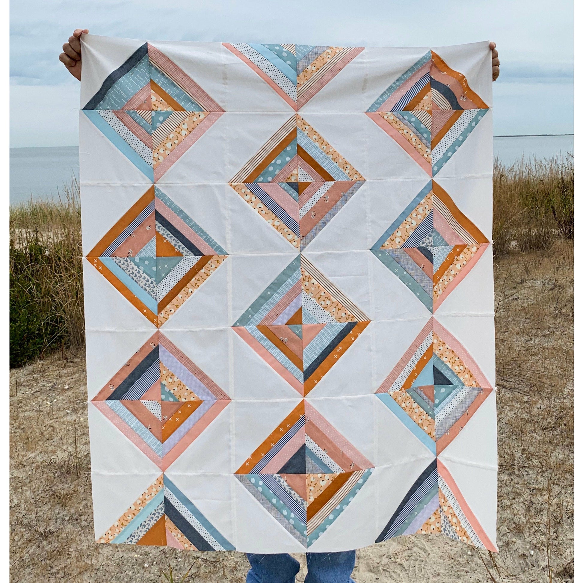 quilt top by Claudia @thetuftedduckling